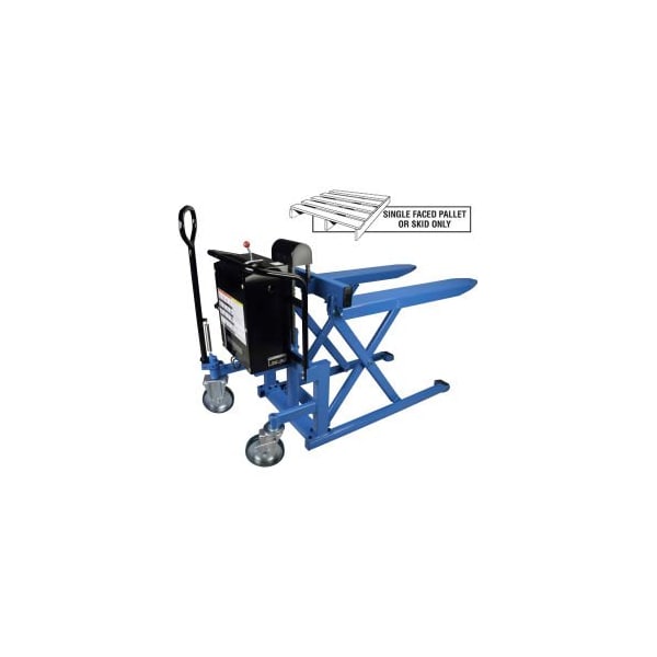 Bishamon Industries. Bishamon SkidLift Battery Powered Skid Truck 2200 Lb. Cap. 27 x 42.5 Forks LVE-100WE - main